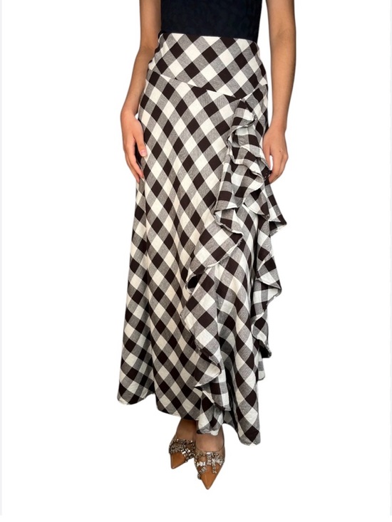 Ralph Lauren Dresses & Skirts - Vintage Petite Y2K Gingham pattern Maxi skirt by Ralph Lauren